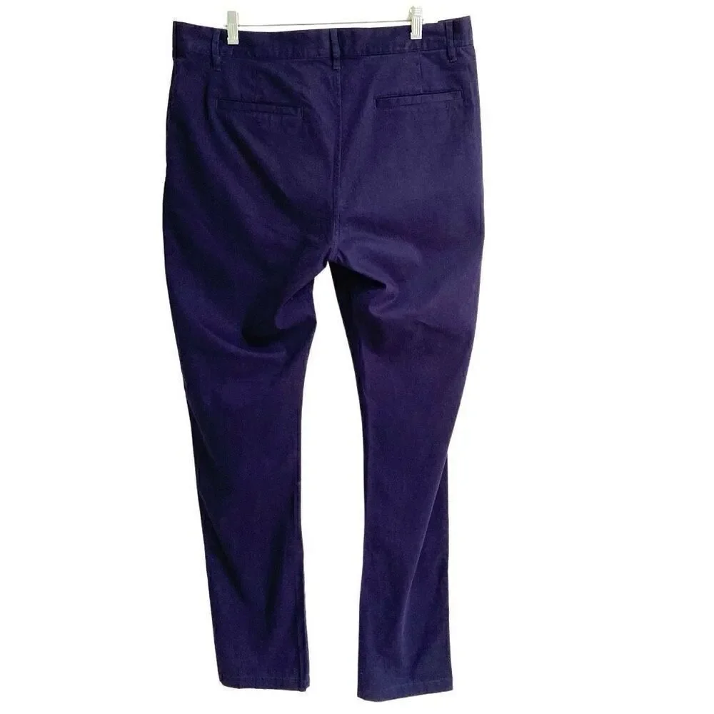 Taylor Stitch‎ The Slim Chino Mens In Organic Navy Blue Pants 30 & 36 NEW